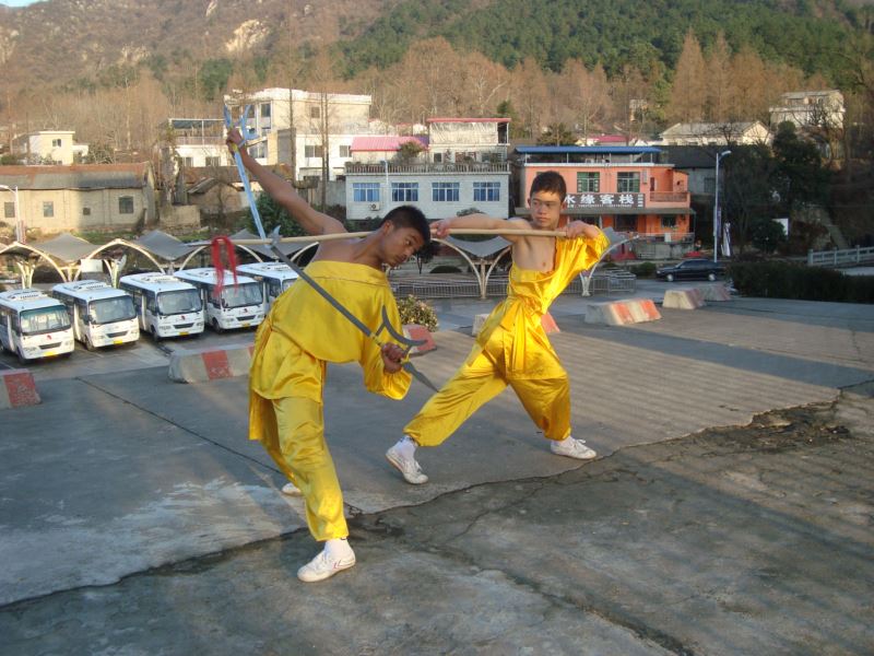 雞公山武校古代兵器表演